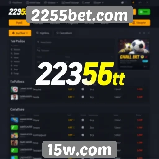 Interface do usuário do 2255bet.com é intuitiva